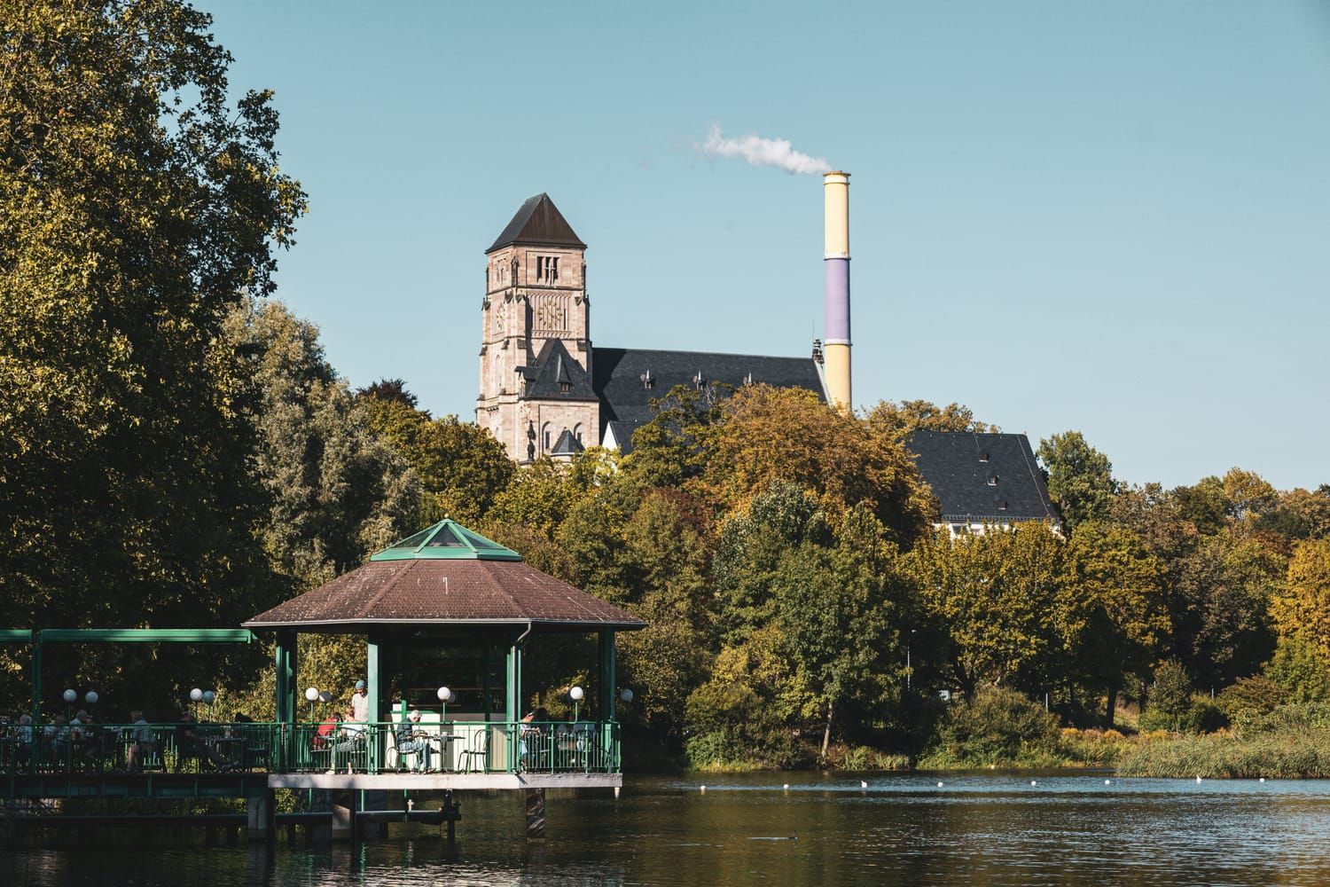 Stadtansicht von Chemnitz mit Freizeit- und Kulturzielen